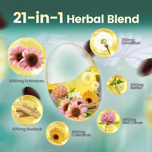21-in-1 Lymphatic Drainage Complex - 4,275mg