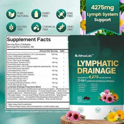 21-in-1 Lymphatic Drainage Complex - 4,275mg