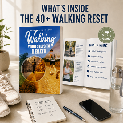 Walking - Your Steps To Health: The 40+ Walking Reset For Women