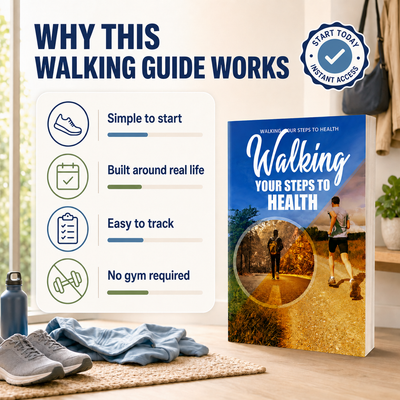 Walking - Your Steps To Health: The 40+ Walking Reset For Women