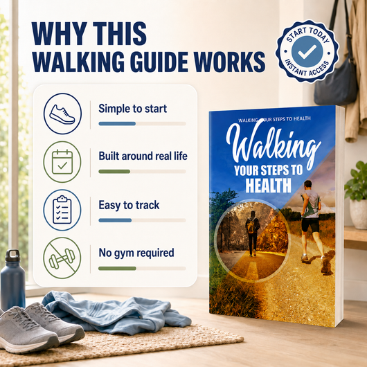 Walking - Your Steps To Health: The 40+ Walking Reset For Women