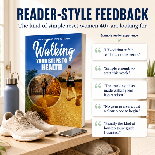 Walking - Your Steps To Health: The 40+ Walking Reset For Women