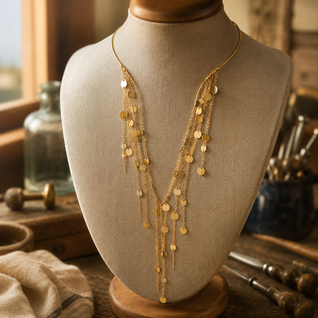 FINAL - Gold Cascading Necklace